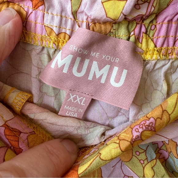 Show me Your MuMu Swing Skirt Groovy Blooms Floral Mini Skirt - Picture 8 of 10